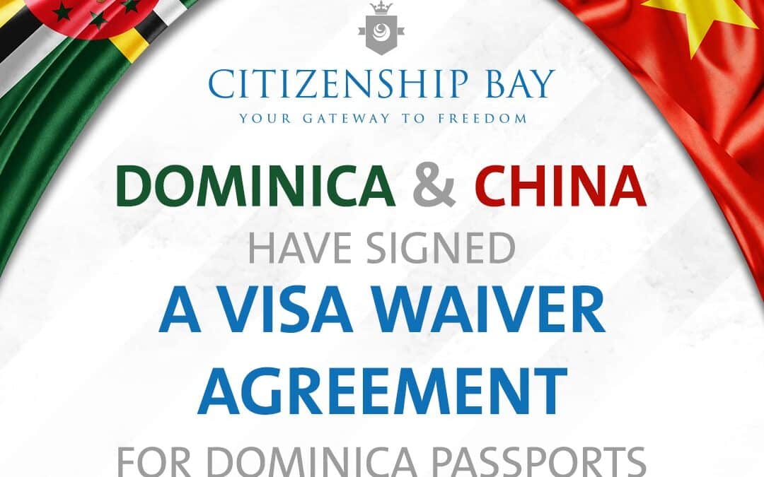 BREAKING NEWS!! Dominican passport holders to enter China visa-free! – the signing of a visa waiver agreement.