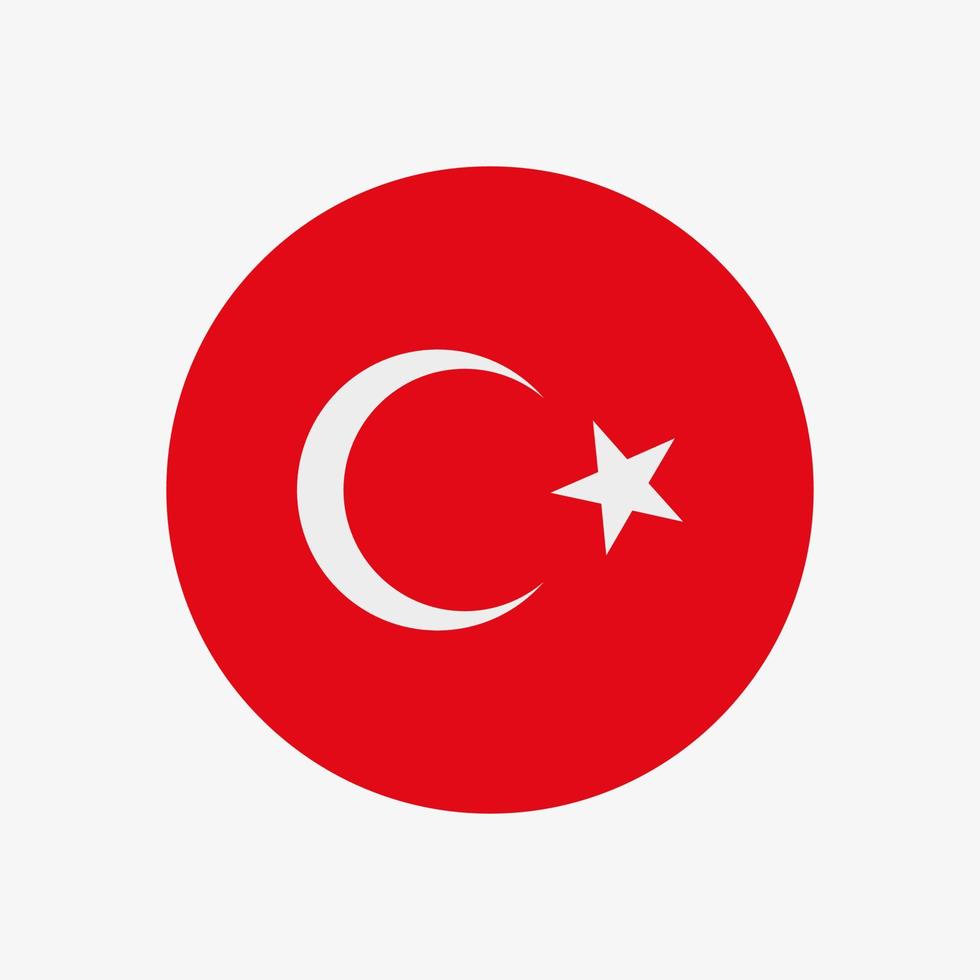 round-turkish-flag-icon-isolated-on-white-background-the-flag-of-turkey-in-a-circle-free-vector