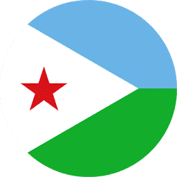djibouti flag round icon 256 - البلدان الخالية من تأشيرة فانواتو
