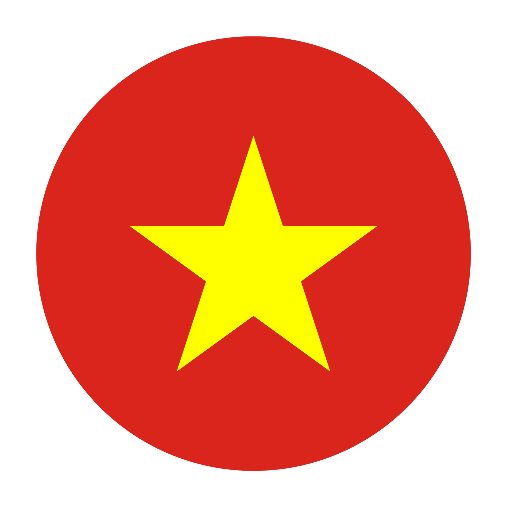 vietnam flat rounded flag icon with transparent background free png - Dominica Visa Free Countries